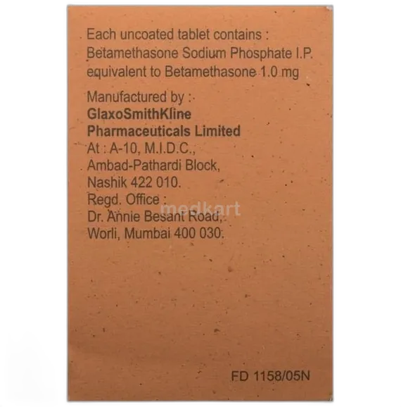 betnesol forte tablet 20's